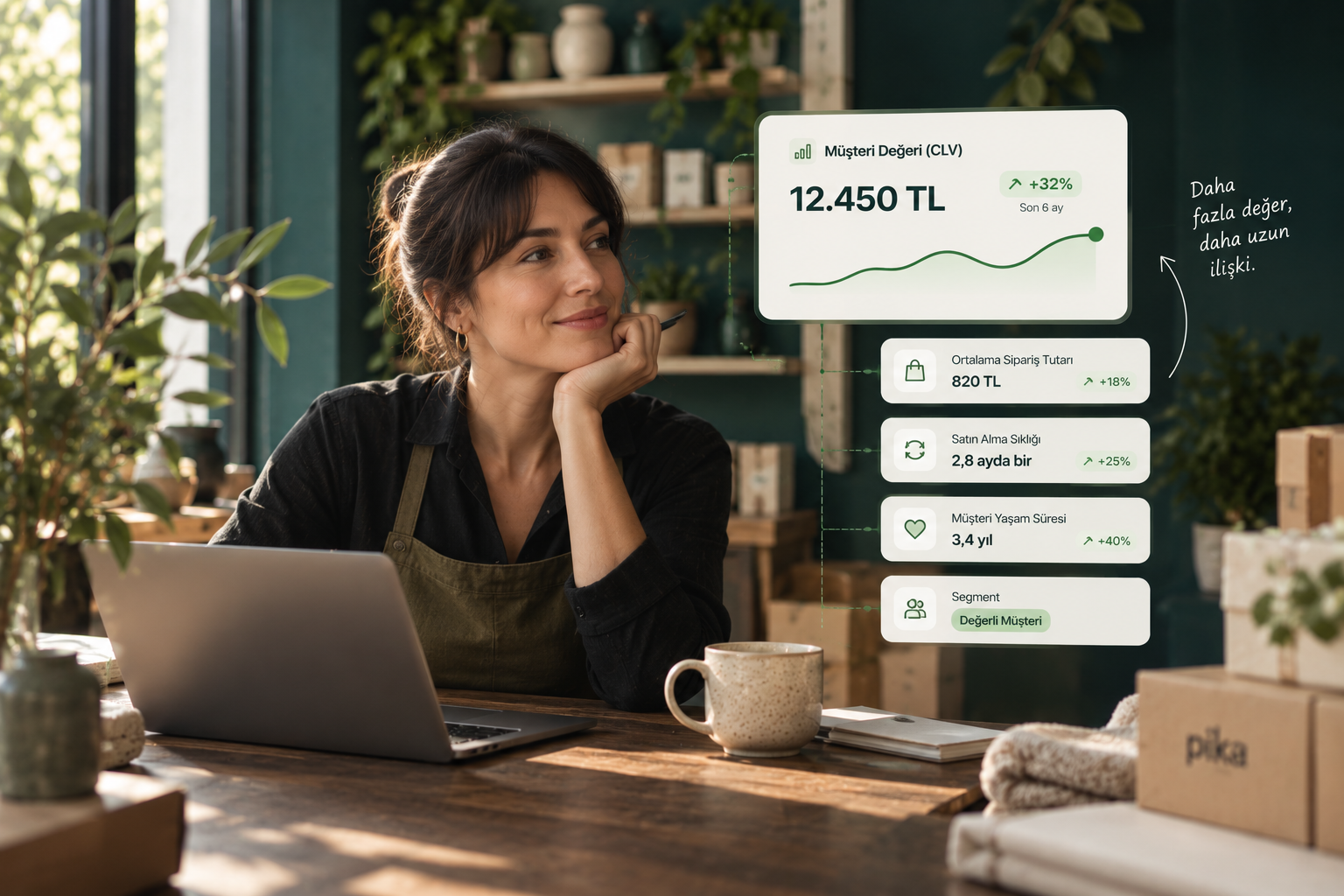 Hesaplanan Müşteri Değeri — Pika 360